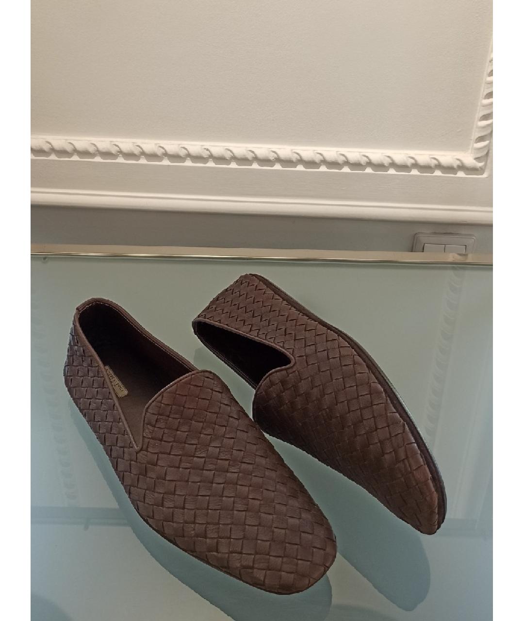 BOTTEGA VENETA Кожаные лоферы, фото 5