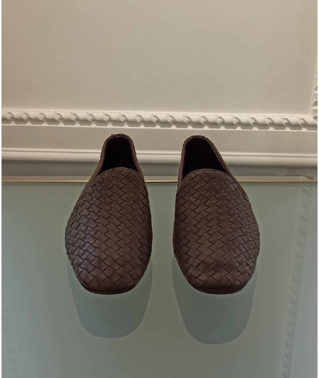 BOTTEGA VENETA Кожаные лоферы, фото 2
