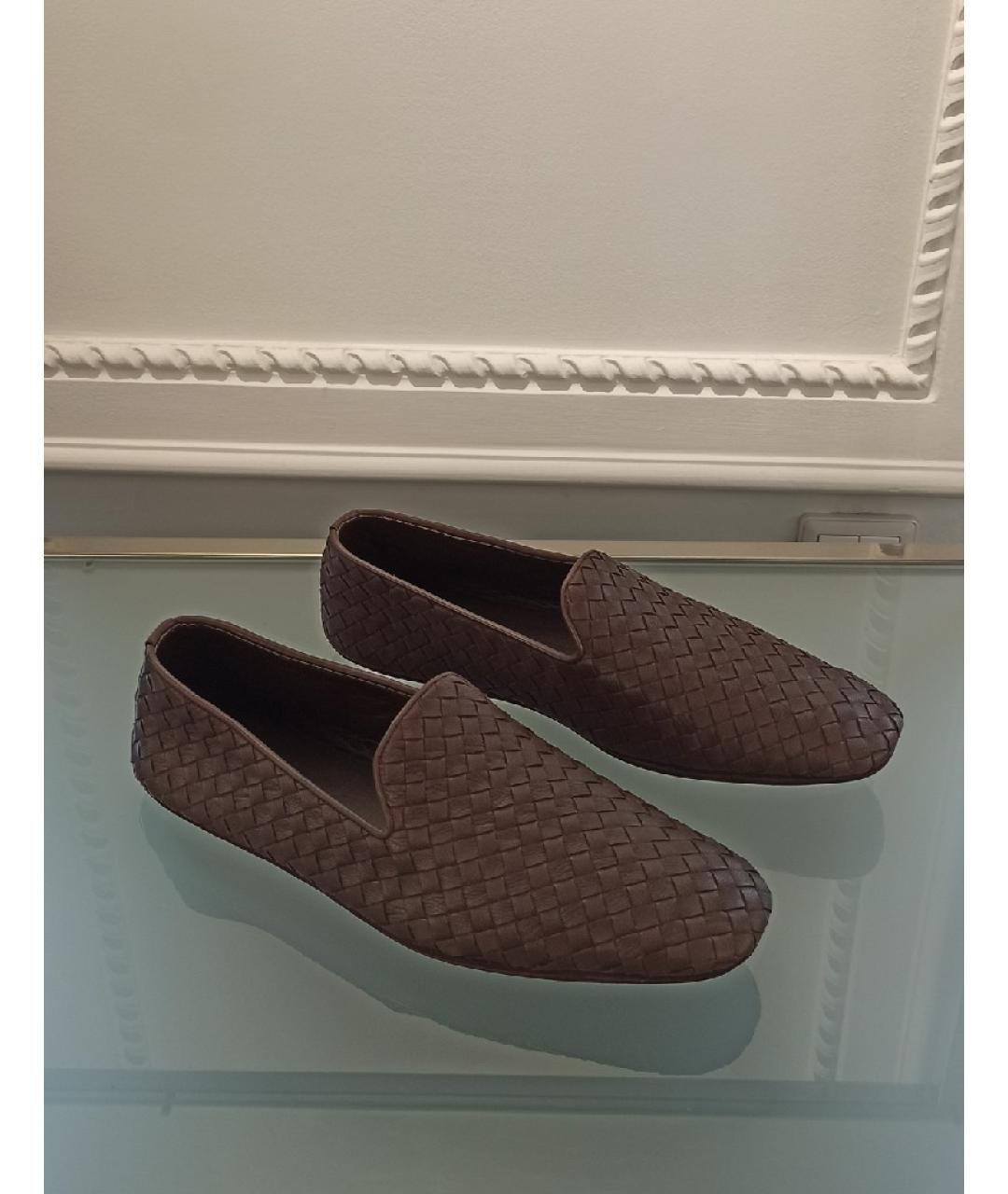 BOTTEGA VENETA Кожаные лоферы, фото 4