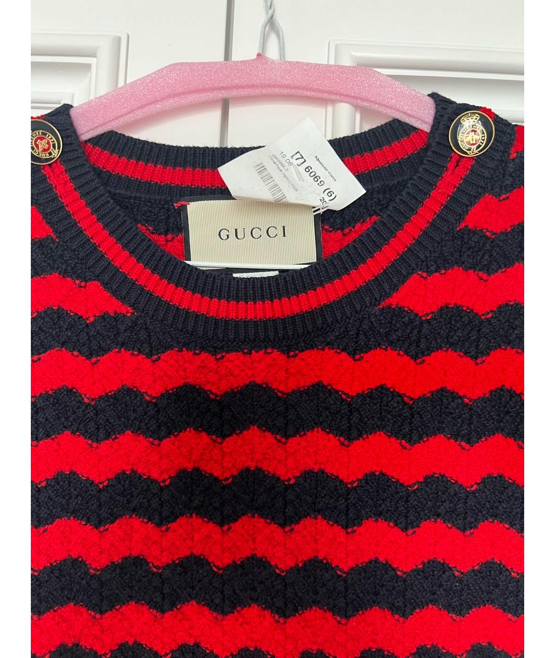 GUCCI Мульти повседневное платье, фото 3