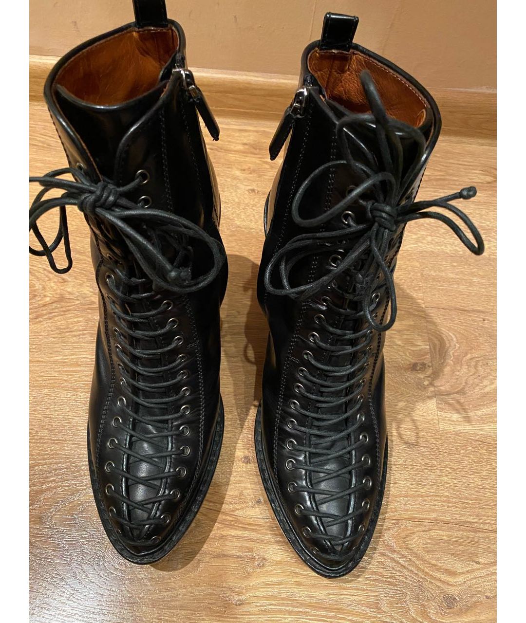 GIVENCHY Черные кожаные ботинки, фото 5