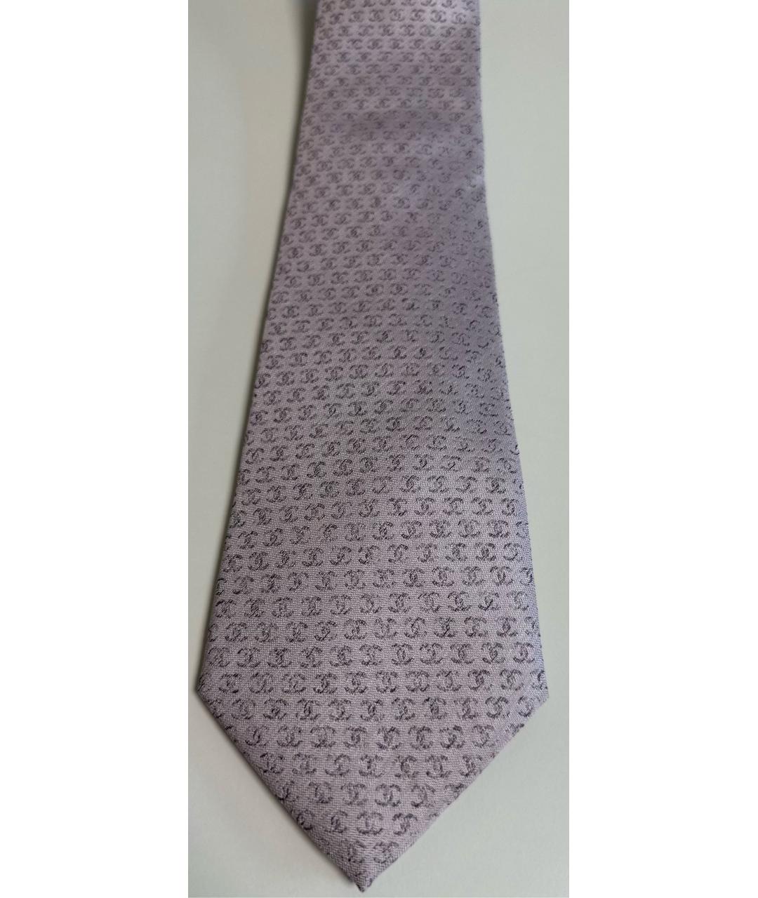 CHANEL Бежевый шелковый галстук, фото 2