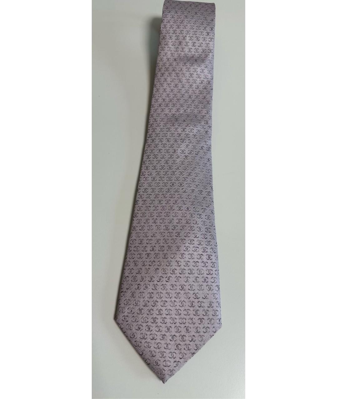 CHANEL Бежевый шелковый галстук, фото 6