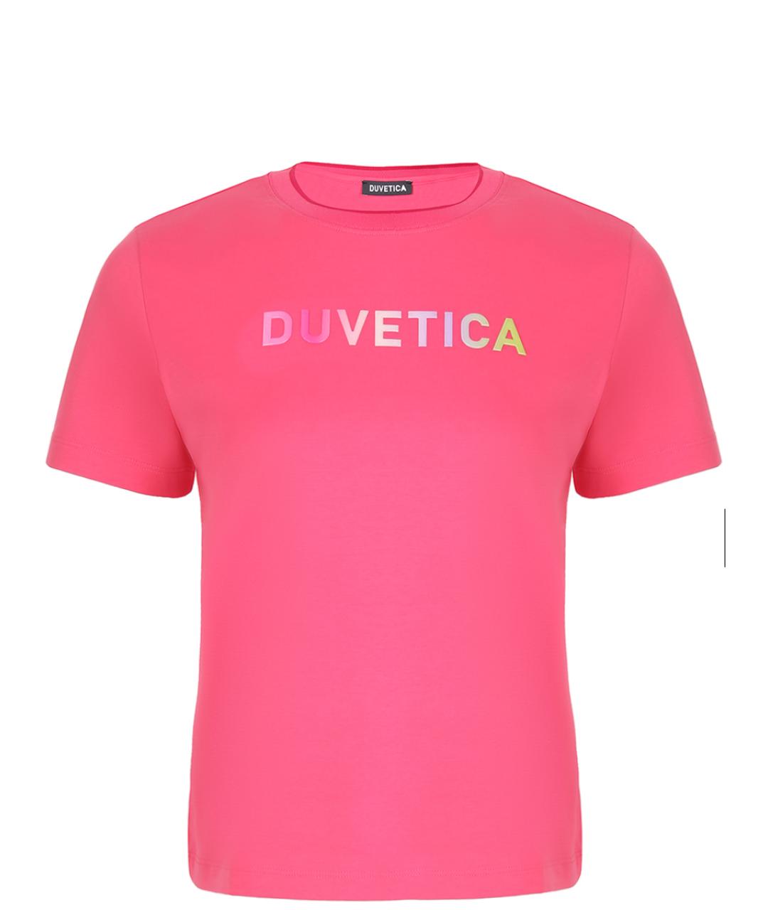 DUVETICA Розовая футболка, фото 1