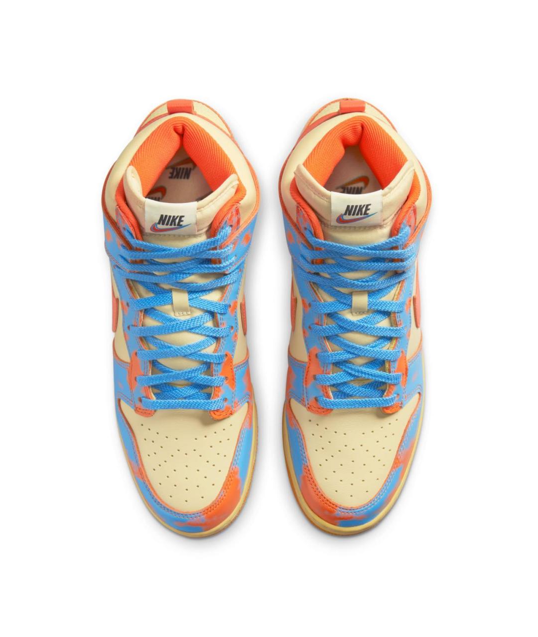 NIKE Мульти кожаные высокие кроссовки / кеды, фото 3