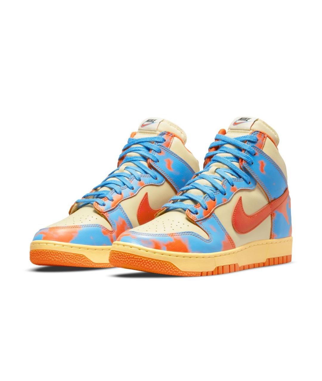 NIKE Мульти кожаные высокие кроссовки / кеды, фото 2