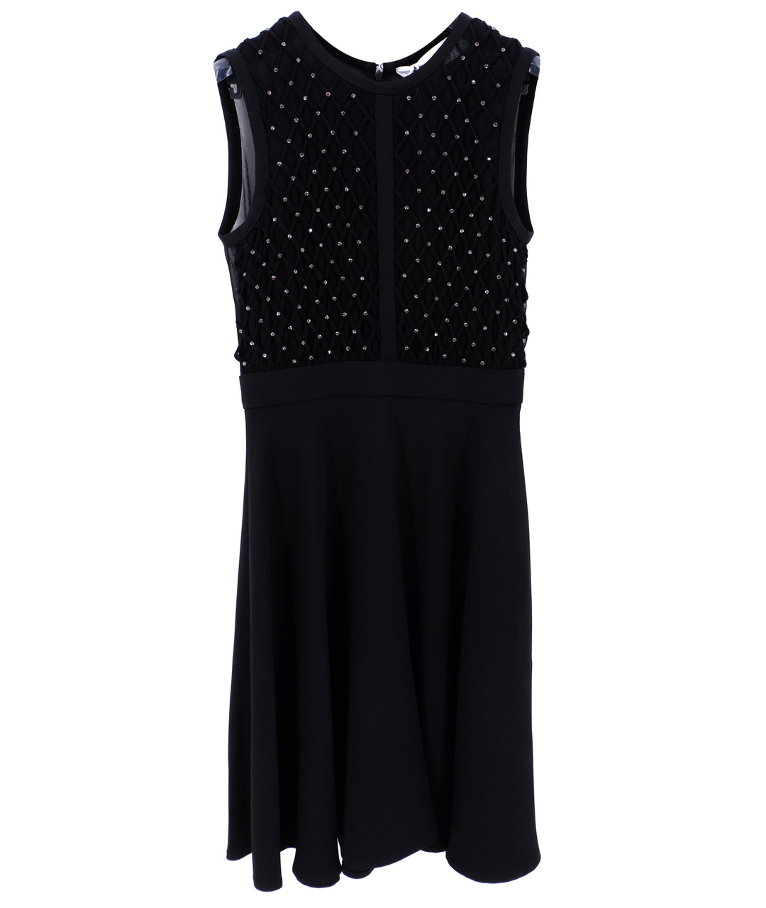 ELISABETTA FRANCHI Черное шерстяное повседневное платье, фото 1