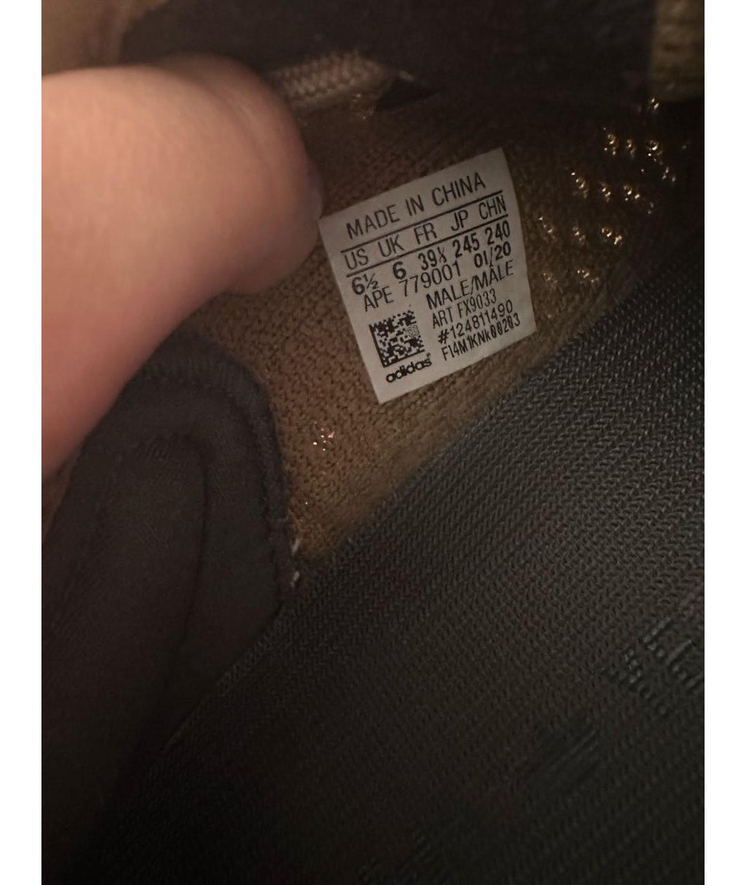 ADIDAS YEEZY Хаки кроссовки, фото 6