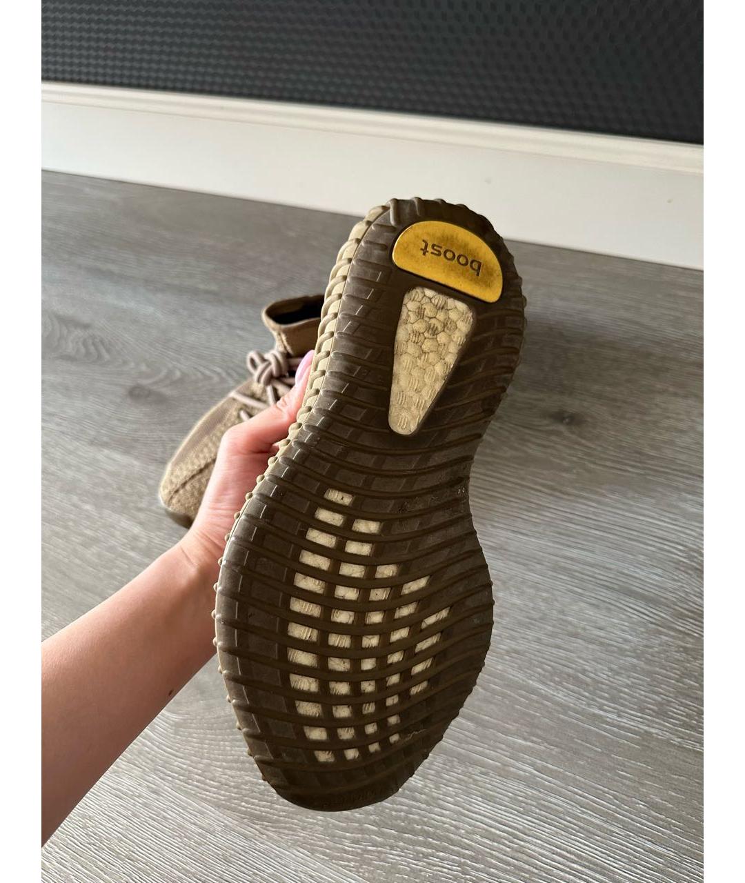 ADIDAS YEEZY Хаки кроссовки, фото 7