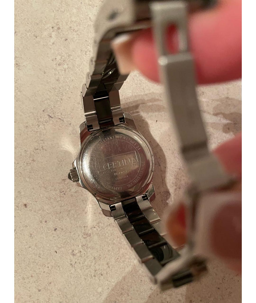 Certina Серебряные керамические часы, фото 2