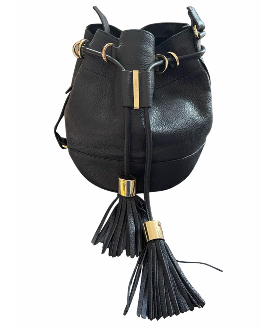 SEE BY CHLOE Темно-синяя кожаная сумка через плечо, фото 1