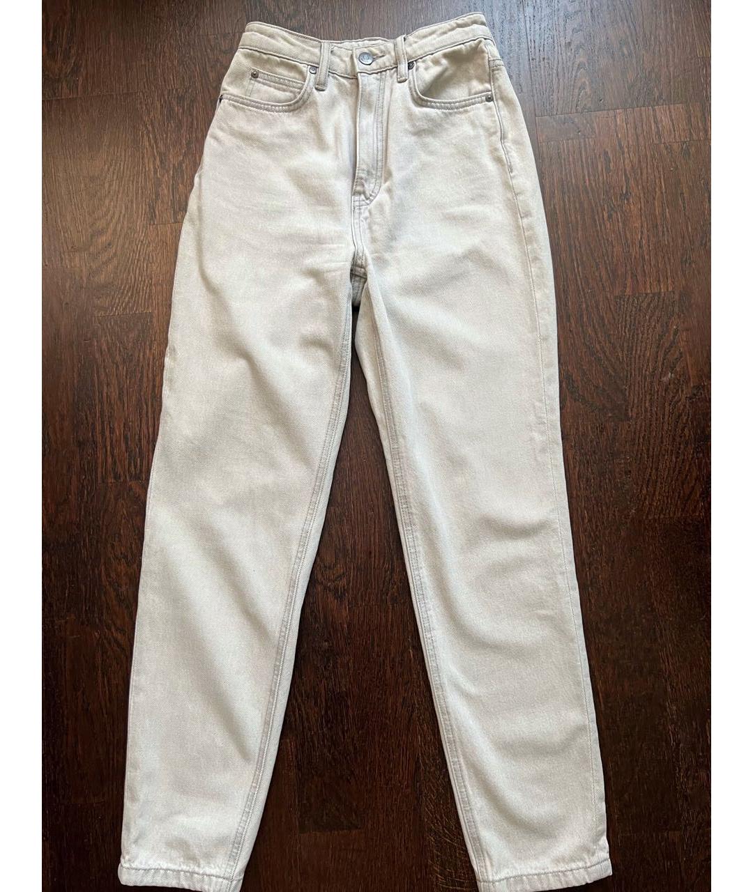 12 STOREEZ Серые хлопковые прямые джинсы, фото 9