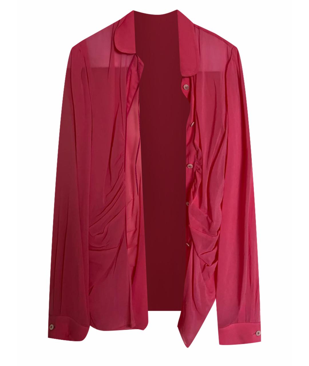 RED VALENTINO Розовая хлопковая блузы, фото 1