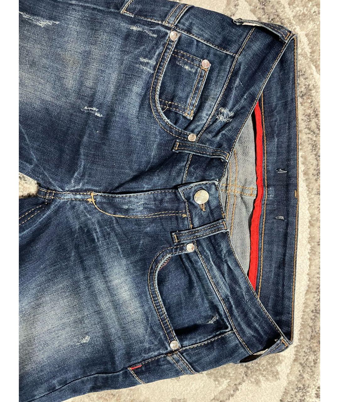 LIU JO Синие хлопко-эластановые джинсы клеш, фото 3