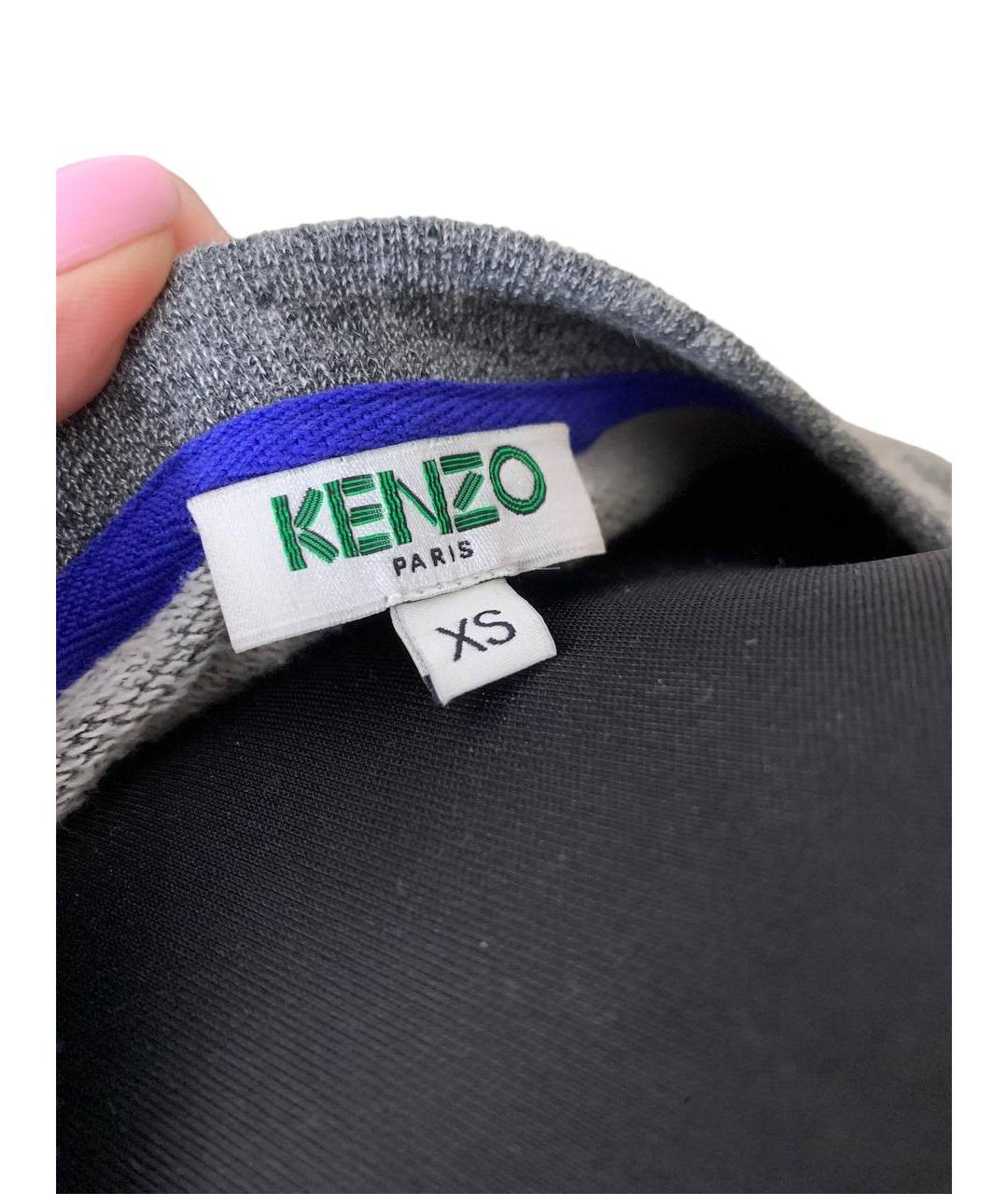 KENZO Серое платье, фото 4