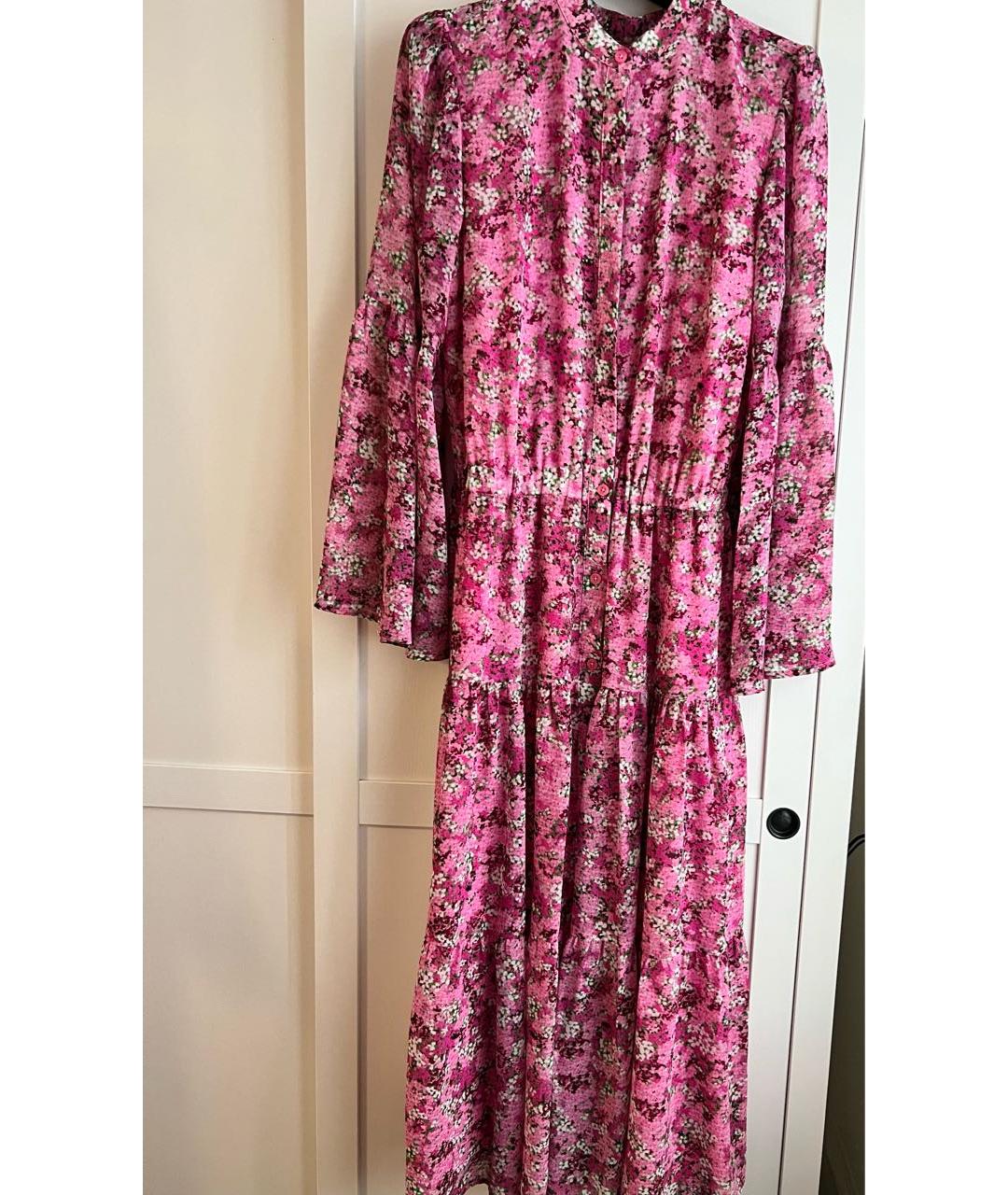 MICHAEL MICHAEL KORS Розовое полиэстеровое повседневное платье, фото 5