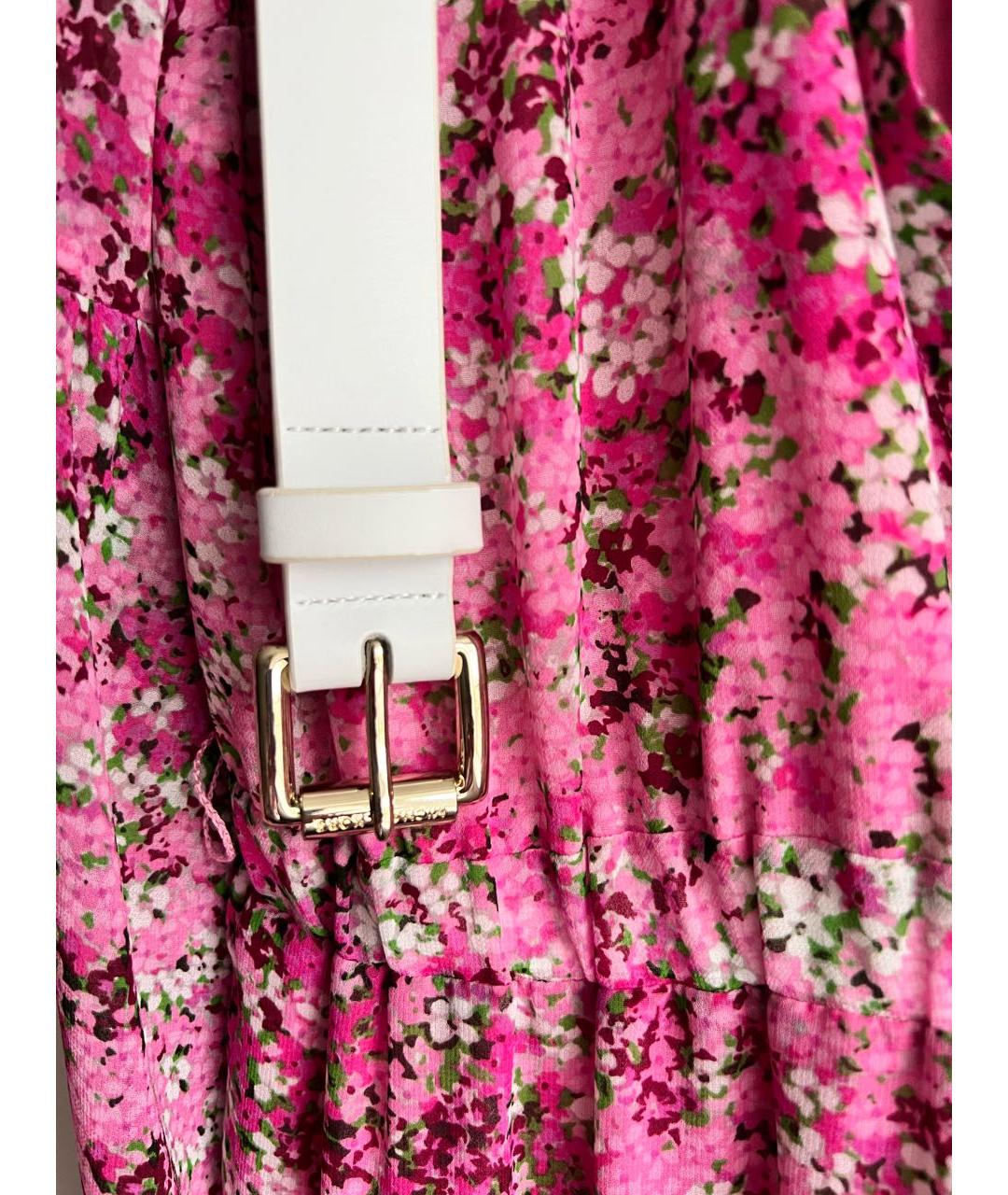 MICHAEL MICHAEL KORS Розовое полиэстеровое повседневное платье, фото 2