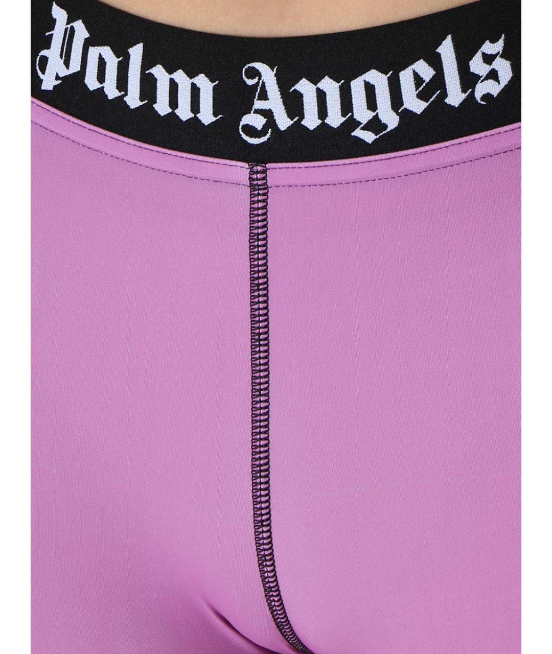 PALM ANGELS Розовые леггинсы и велосипедки, фото 5