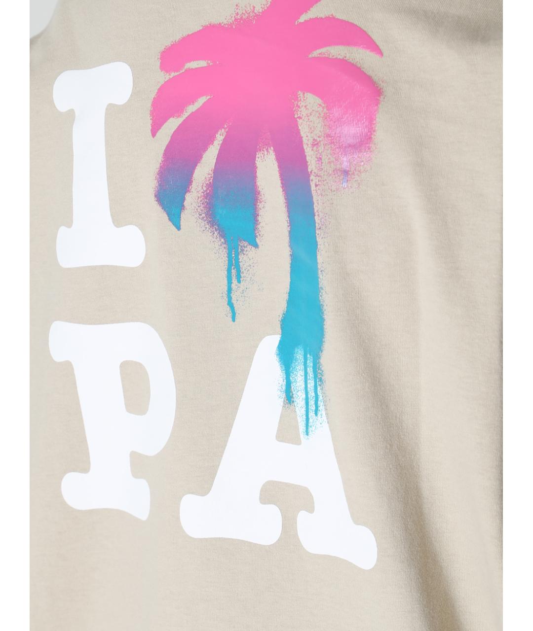 PALM ANGELS Бежевая майка, фото 5