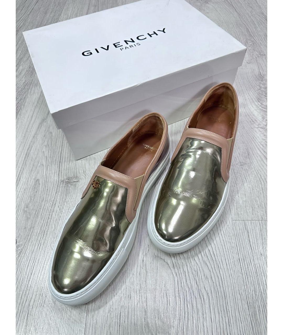 GIVENCHY Мульти слипоны из лакированной кожи, фото 2