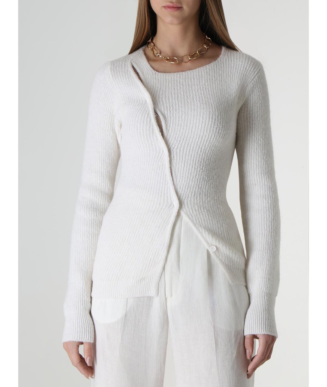 JACQUEMUS Белый кардиган, фото 4