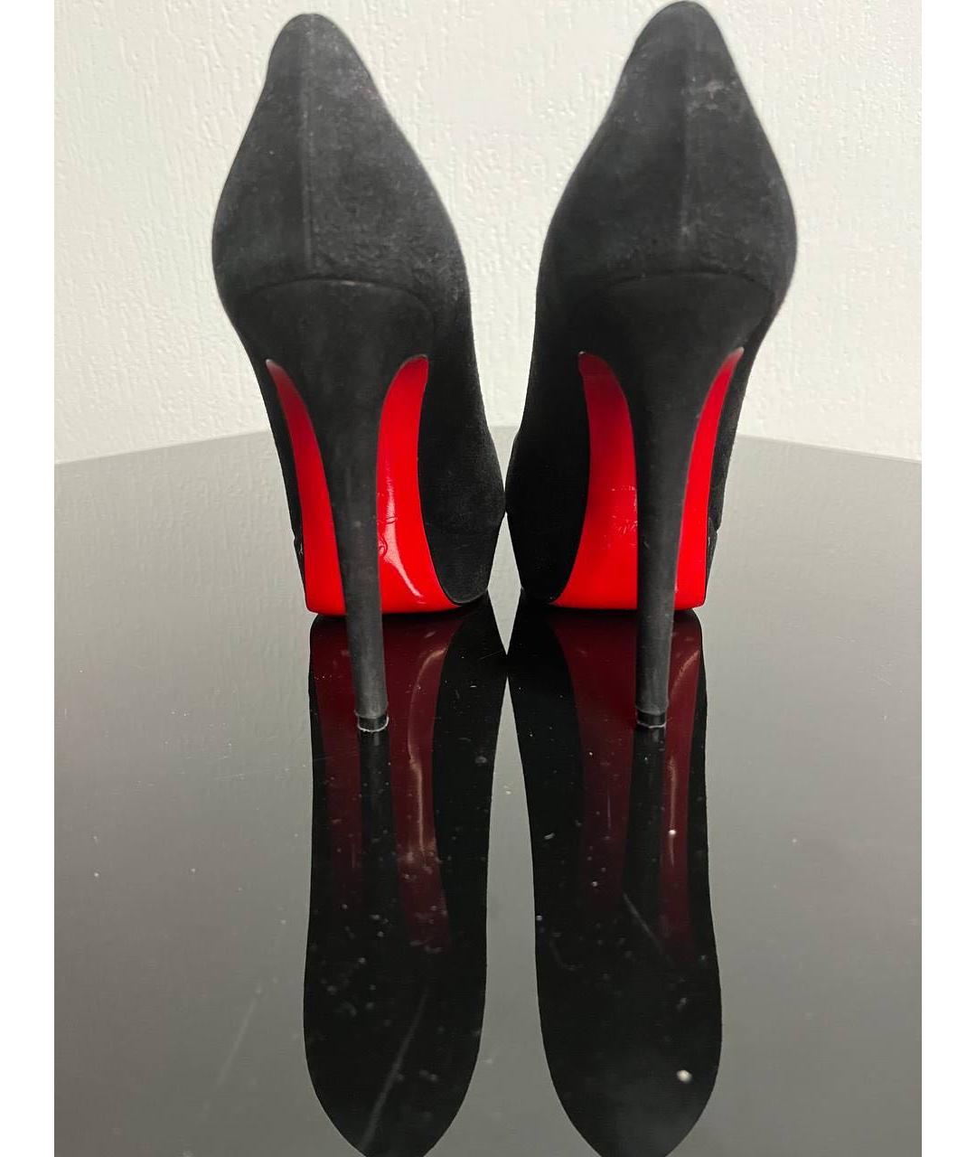 CHRISTIAN LOUBOUTIN Черные туфли, фото 4