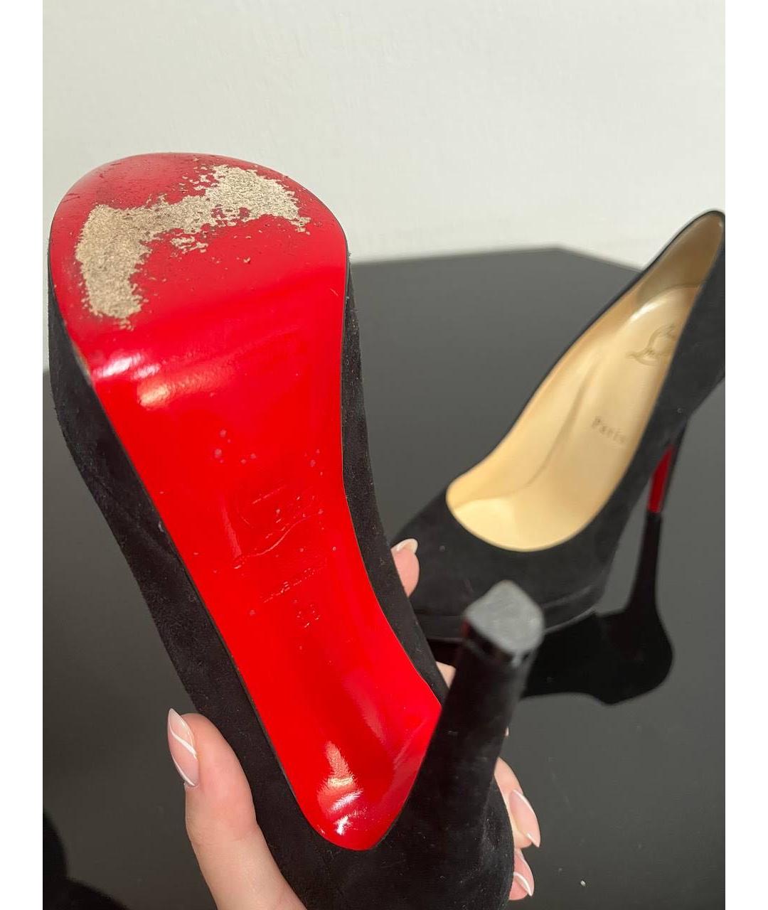 CHRISTIAN LOUBOUTIN Черные туфли, фото 6