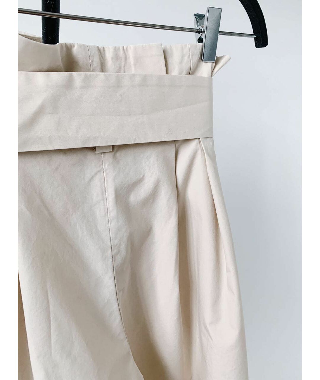 FENDI Бежевые хлопковые брюки широкие, фото 7