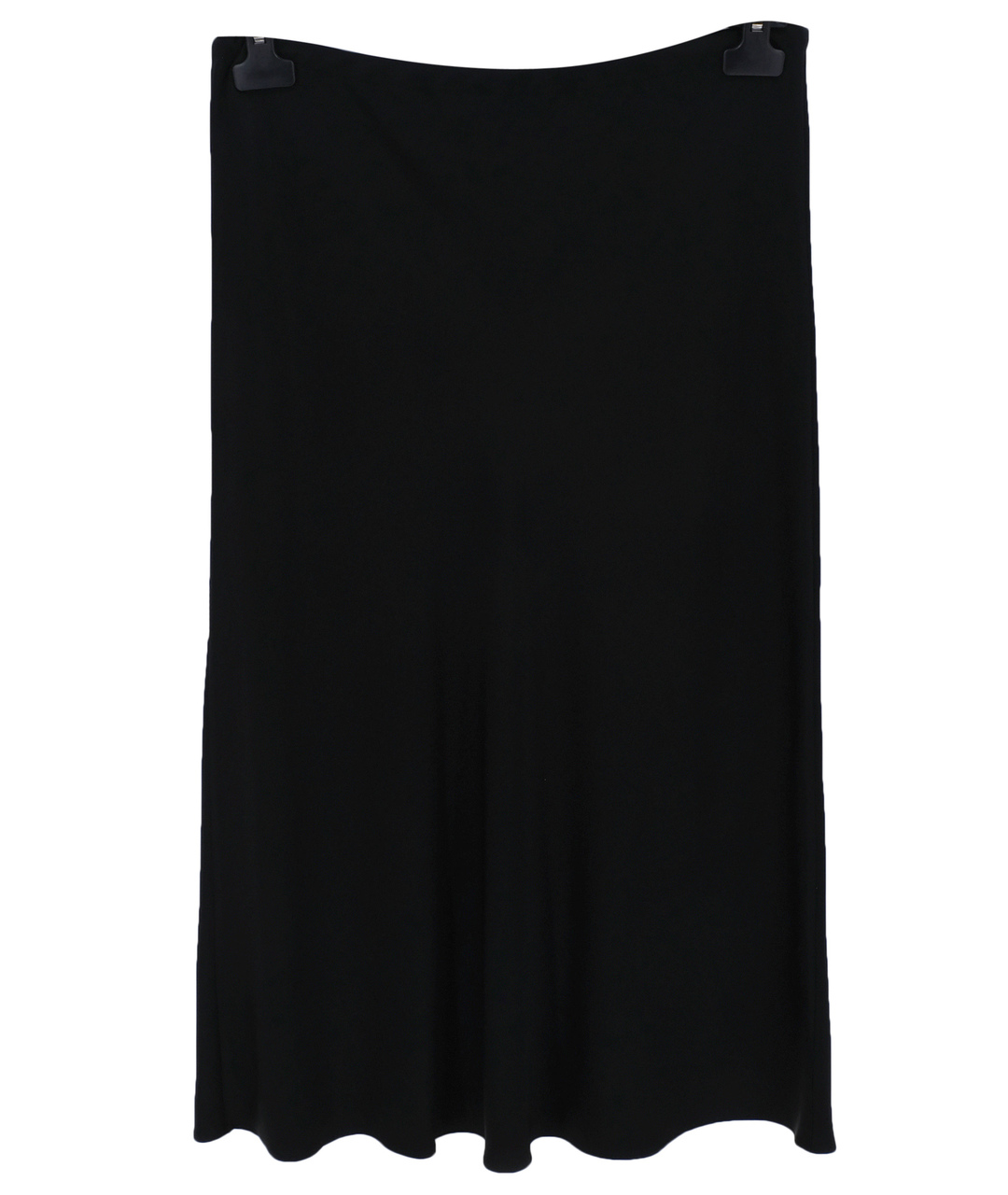 MICHAEL KORS Черная шелковая юбка миди, фото 1
