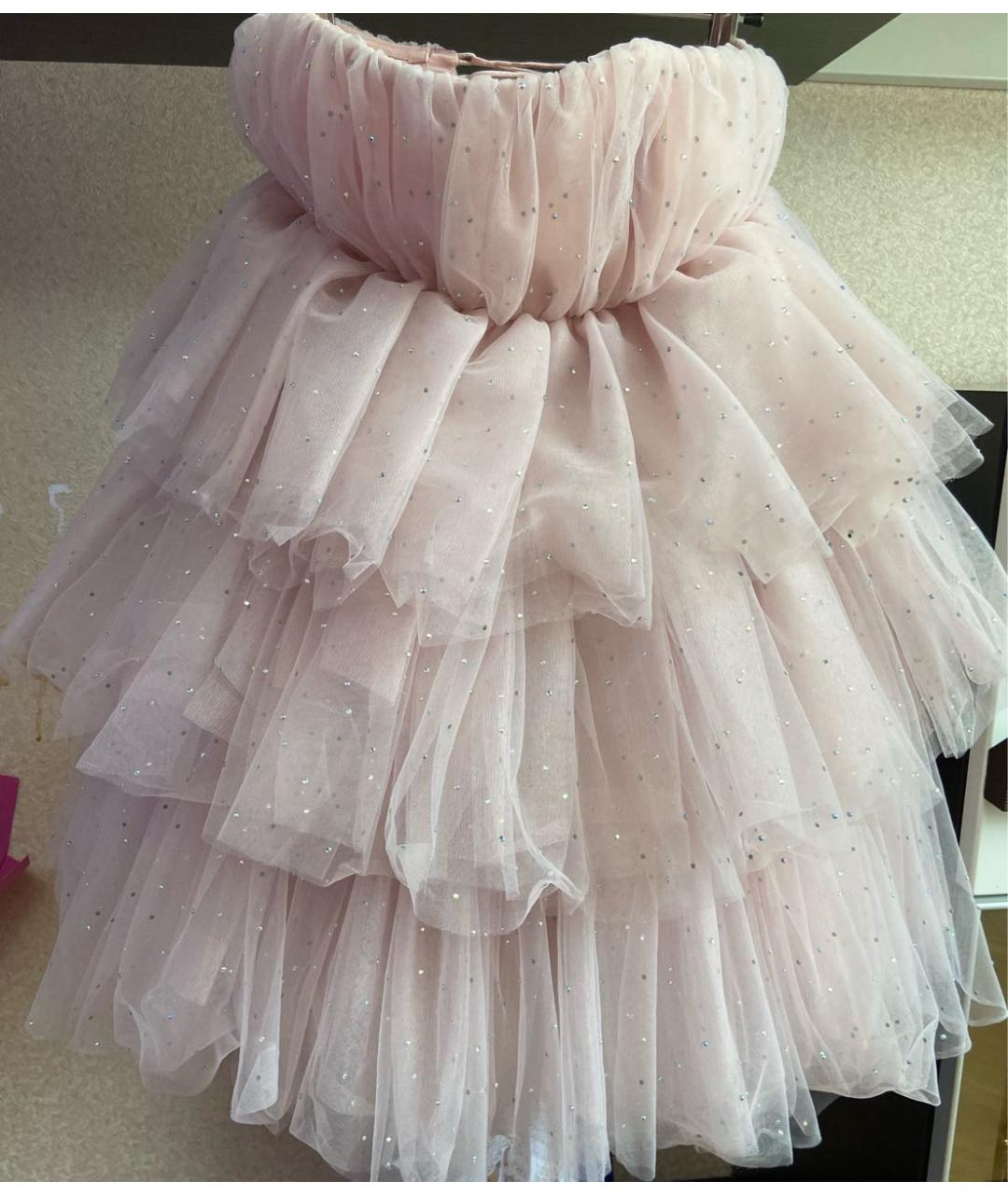 ROTATE Розовое вечернее платье, фото 9