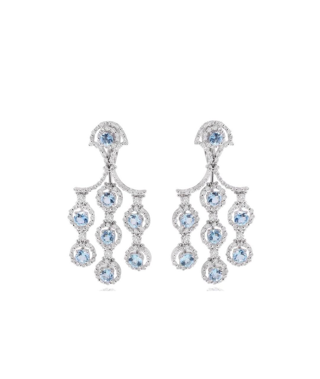 DAMIANI Голубые серьги из белого золота, фото 1