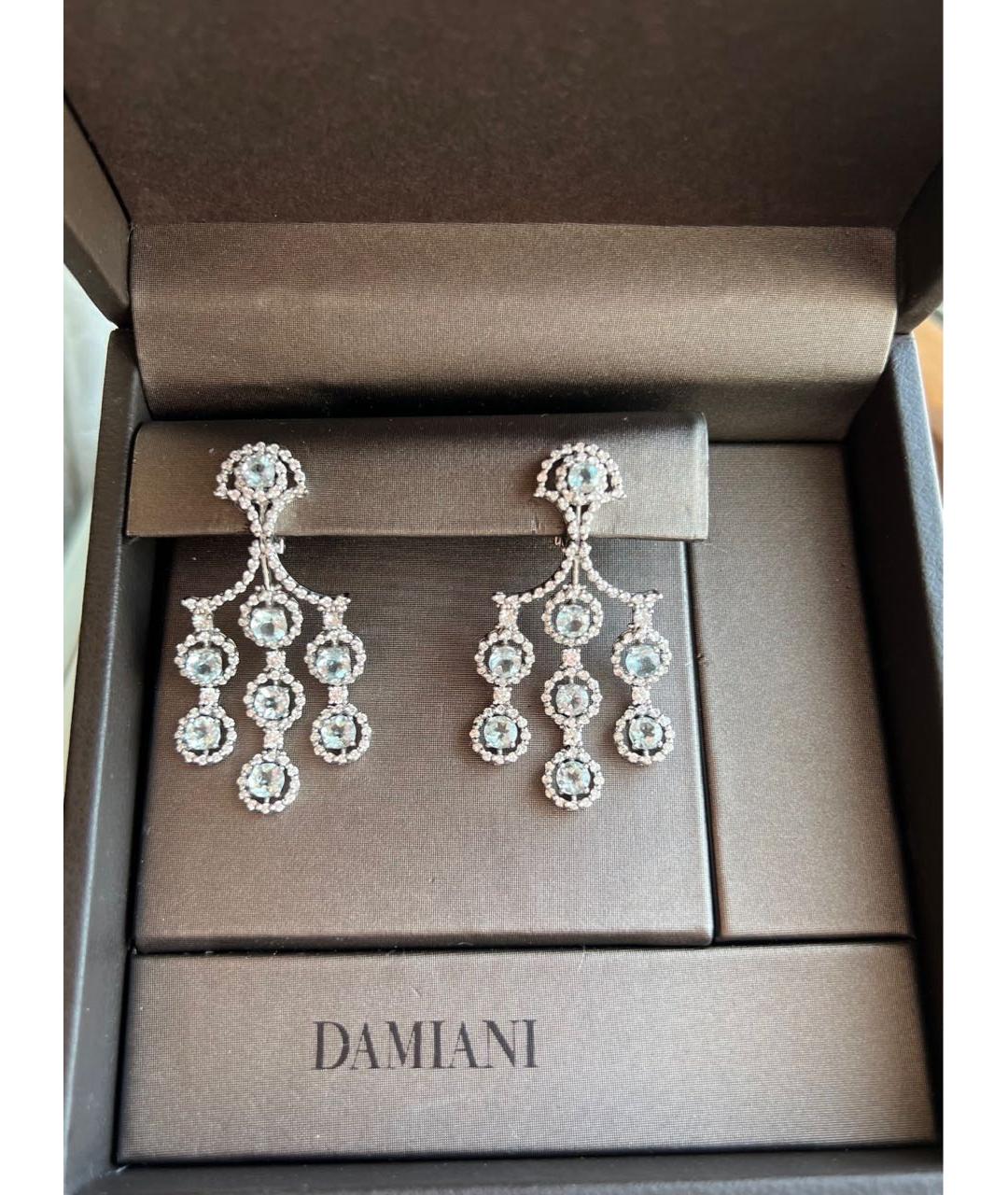 DAMIANI Голубые серьги из белого золота, фото 3
