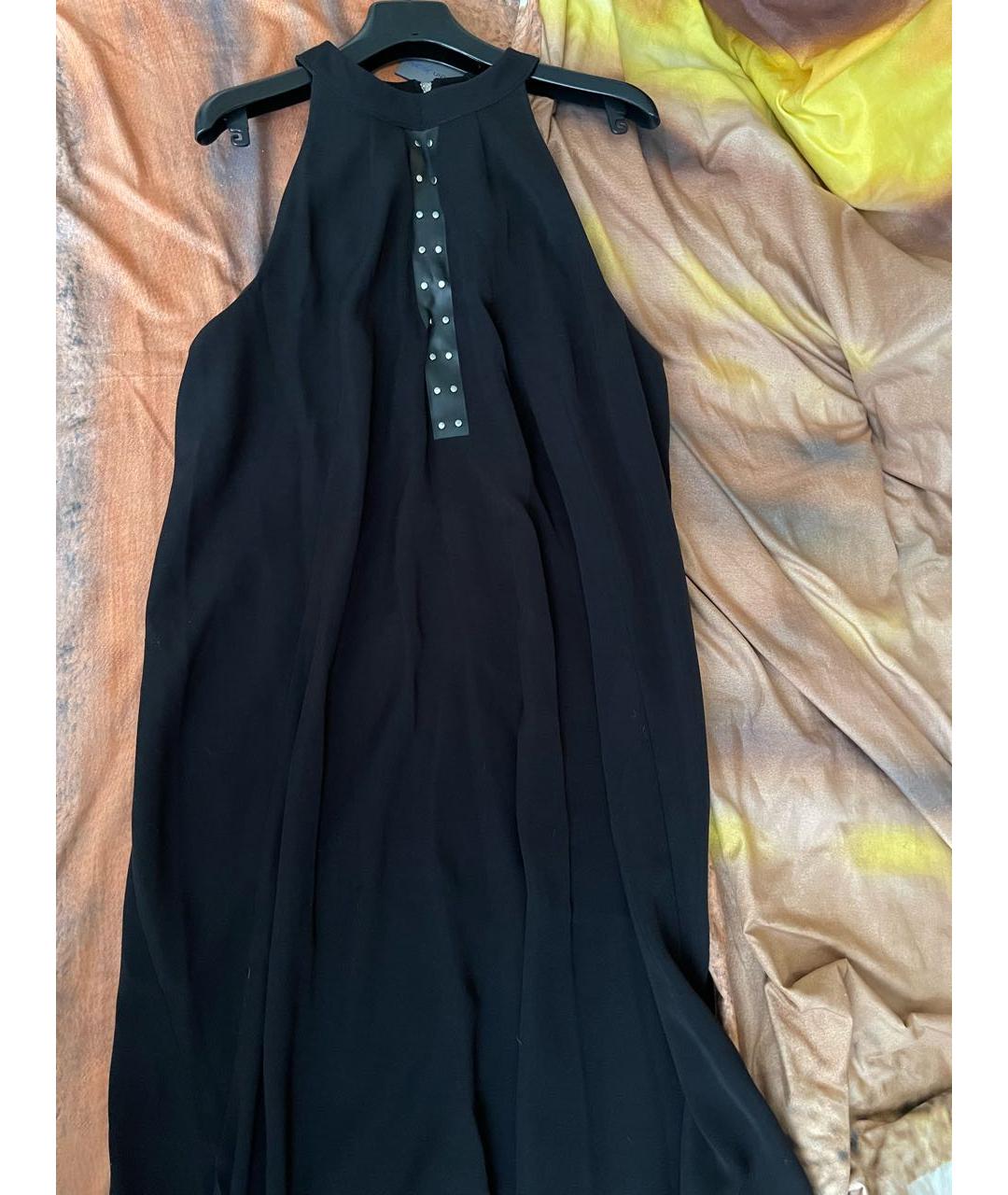 CALVIN KLEIN JEANS Черное полиэстеровое повседневное платье, фото 8