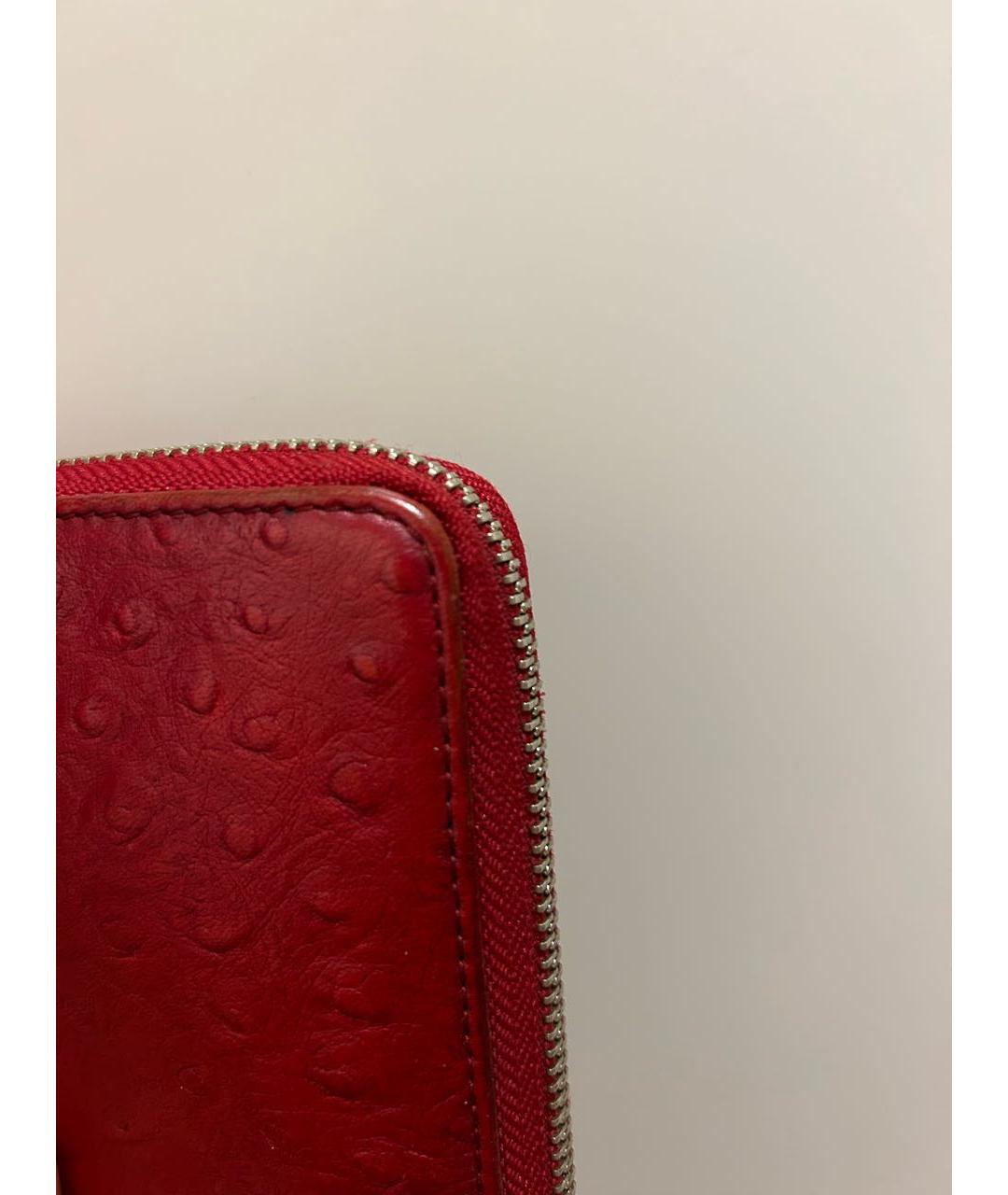 FURLA Бордовый кожаный кошелек, фото 5
