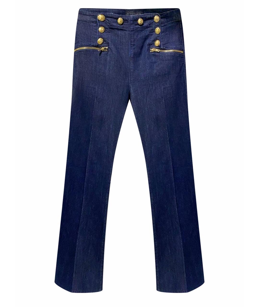 JUICY COUTURE Синие хлопко-эластановые джинсы клеш, фото 1