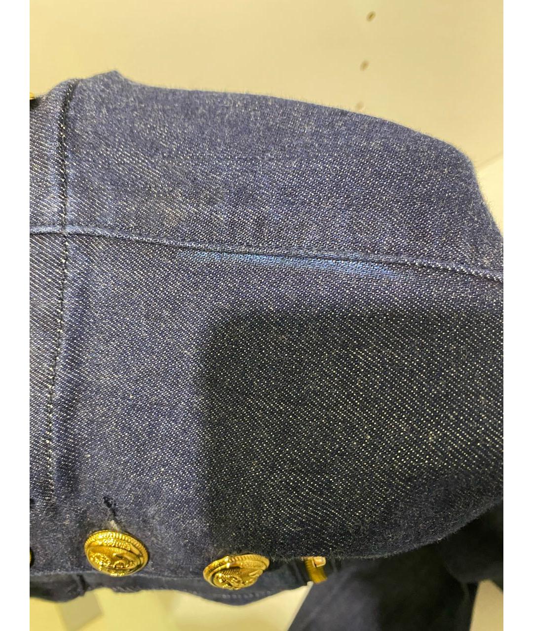 JUICY COUTURE Синие хлопко-эластановые джинсы клеш, фото 8