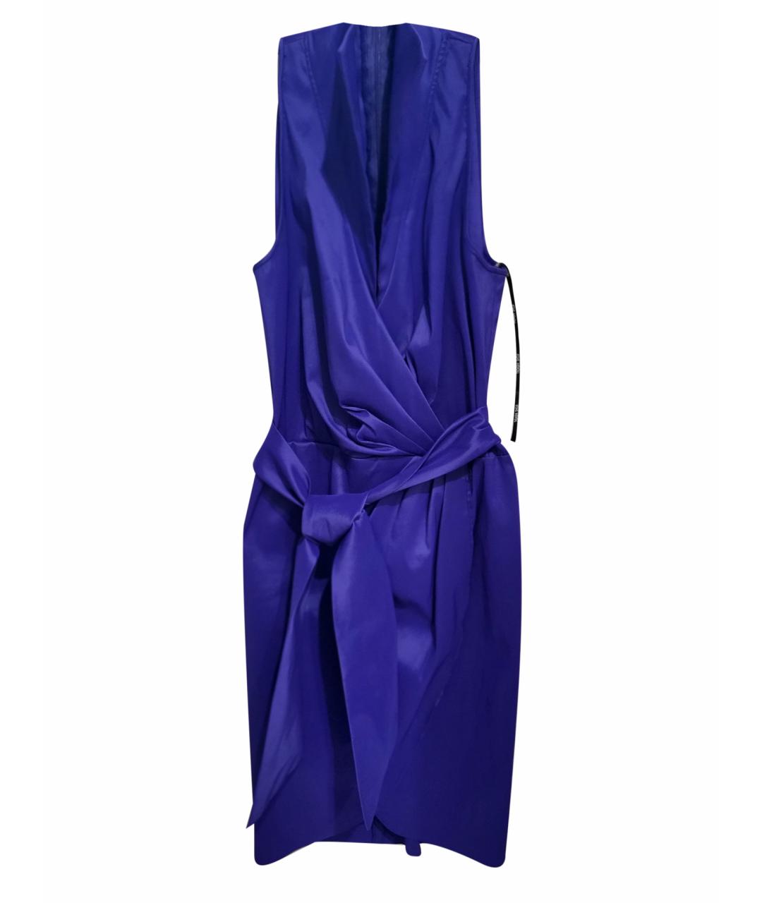 TADASHI SHOJI Фиолетовое полиэстеровое коктейльное платье, фото 7