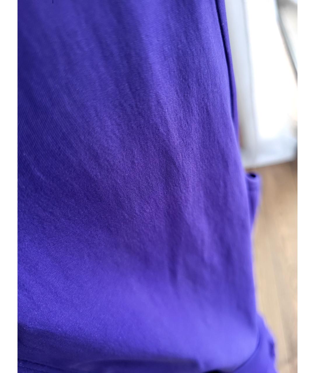 TADASHI SHOJI Фиолетовое полиэстеровое коктейльное платье, фото 4