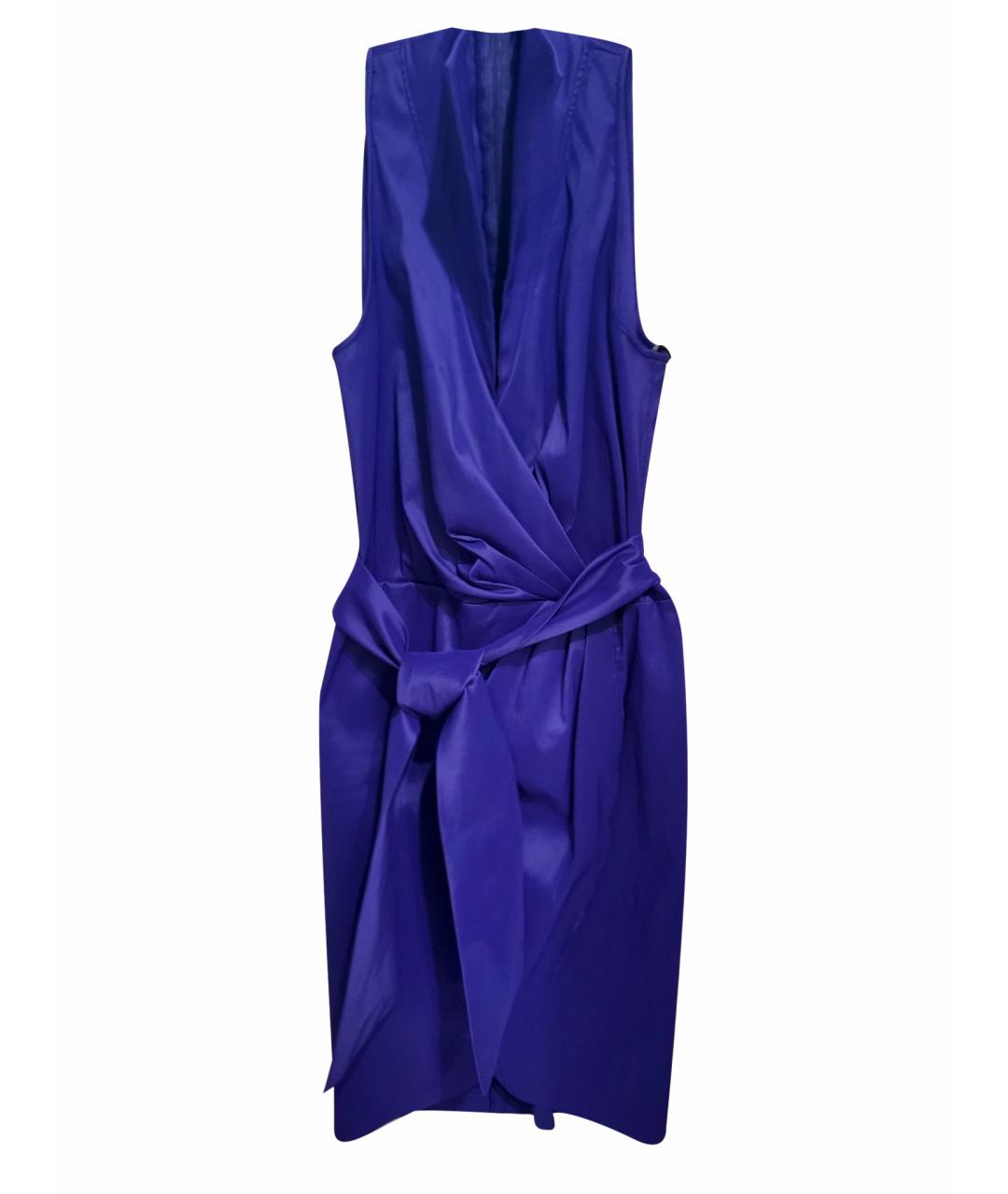 TADASHI SHOJI Фиолетовое полиэстеровое коктейльное платье, фото 1