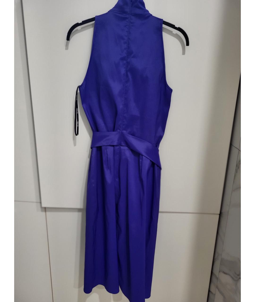 TADASHI SHOJI Фиолетовое полиэстеровое коктейльное платье, фото 2