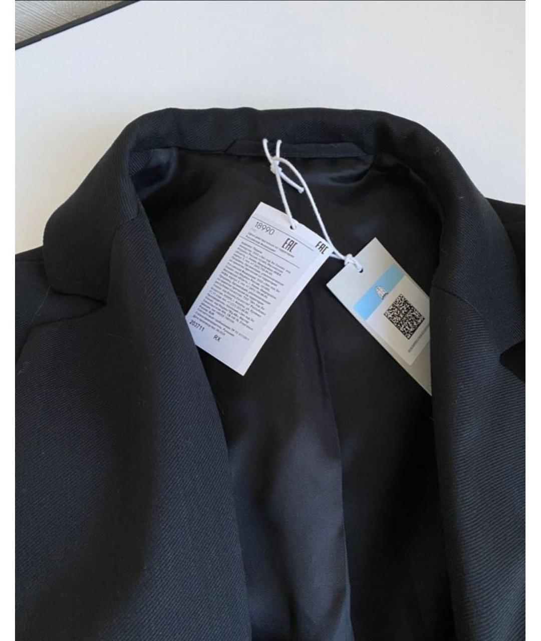 COS Черное шерстяное пальто, фото 5