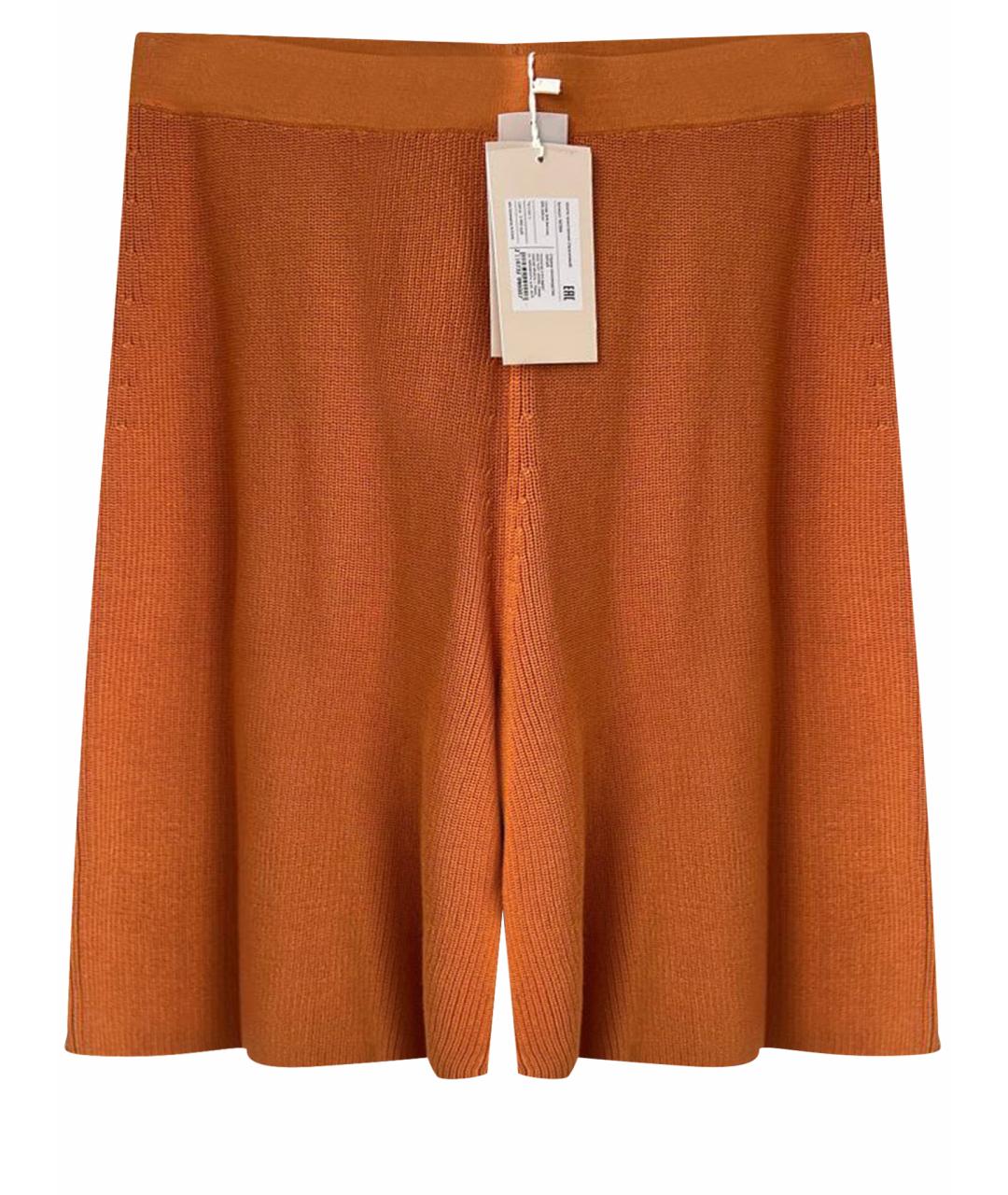12 STOREEZ Оранжевое вискозные шорты, фото 1