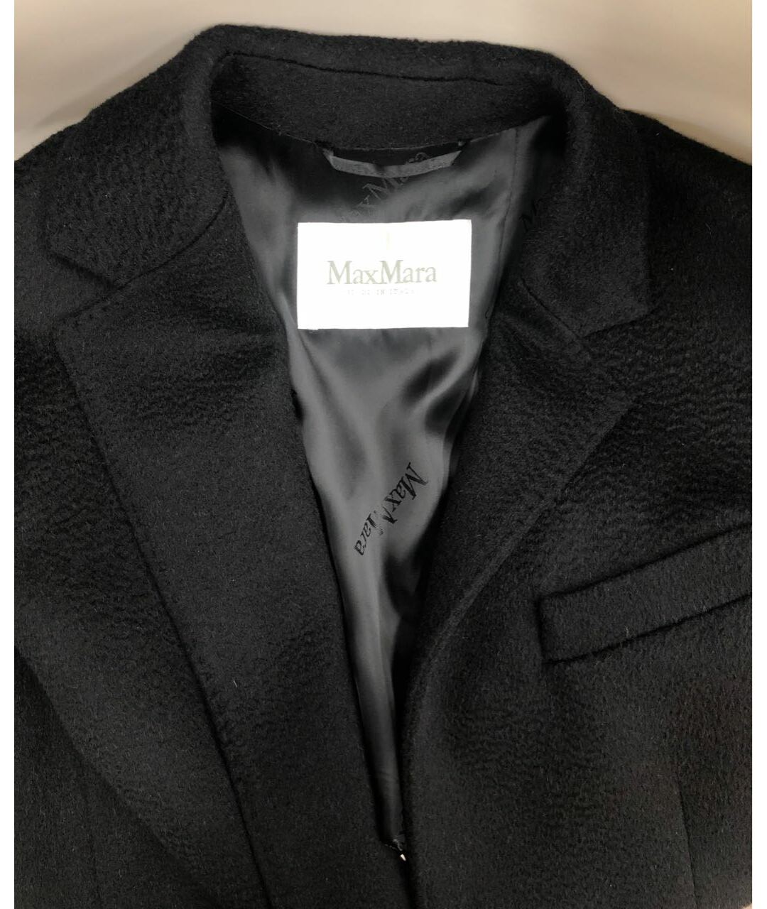 MAX MARA Черное пальто, фото 5
