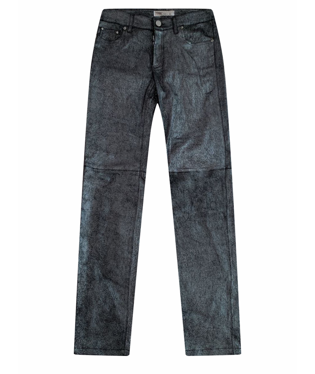 MICHAEL KORS Антрацитовые замшевые брюки узкие, фото 1