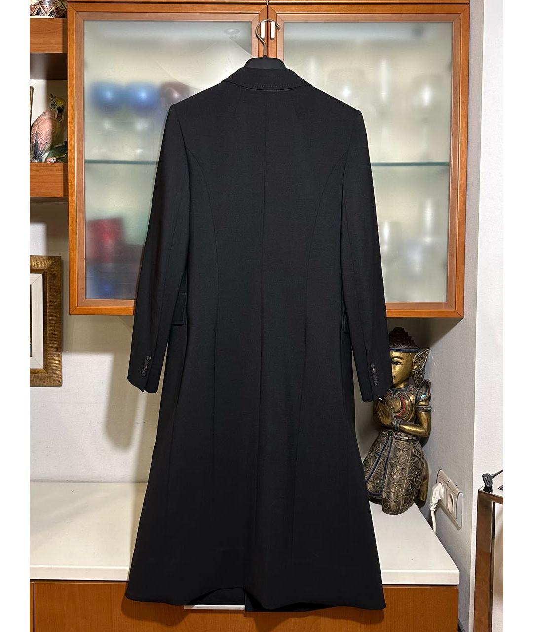 BALENCIAGA Черное шерстяное пальто, фото 5