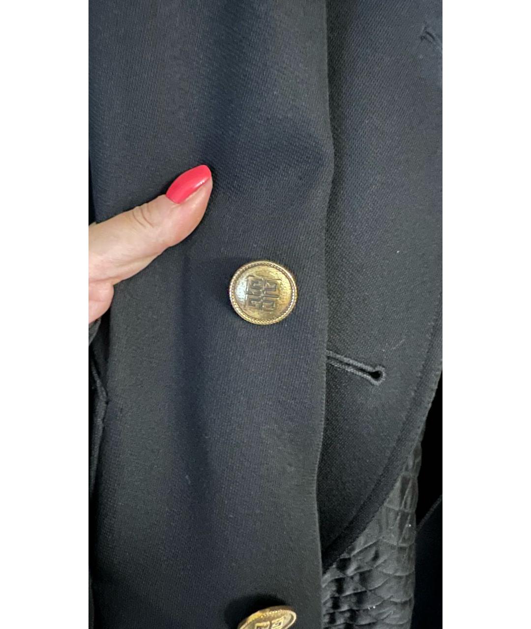 GIVENCHY Черное шерстяное пальто, фото 7