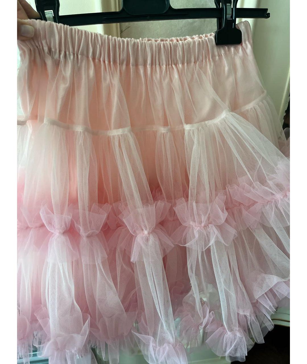 DOLCE&GABBANA Розовая юбка, фото 3