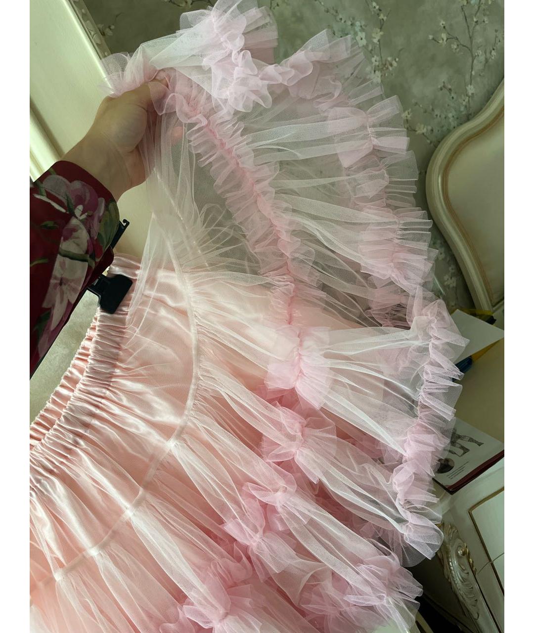 DOLCE&GABBANA Розовая юбка, фото 2