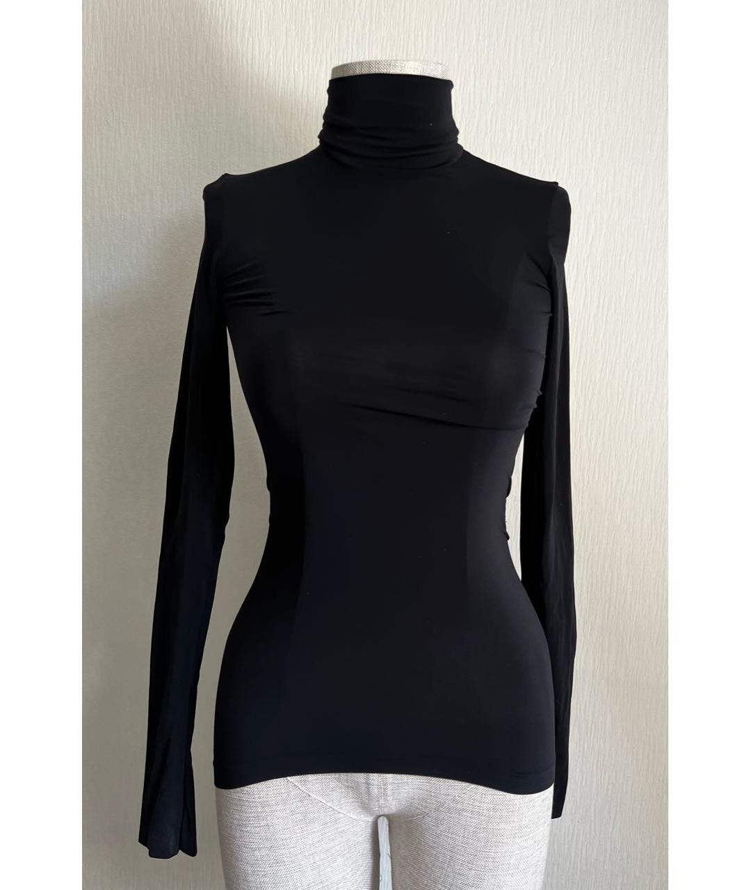 WOLFORD Черная водолазка, фото 5