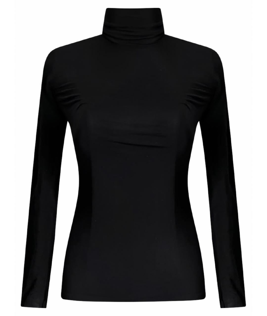 WOLFORD Черная водолазка, фото 1